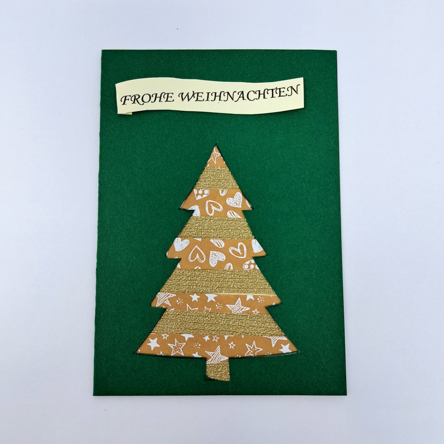 Weihnachtskarte "Tannenbaum grün"