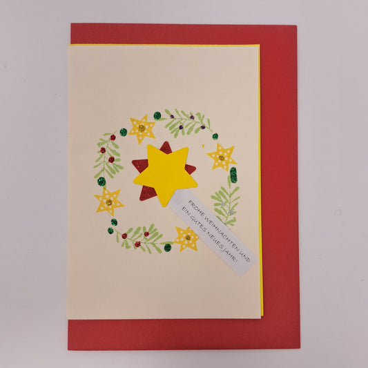 Weihnachtskarte "Frohe Weihnachten"