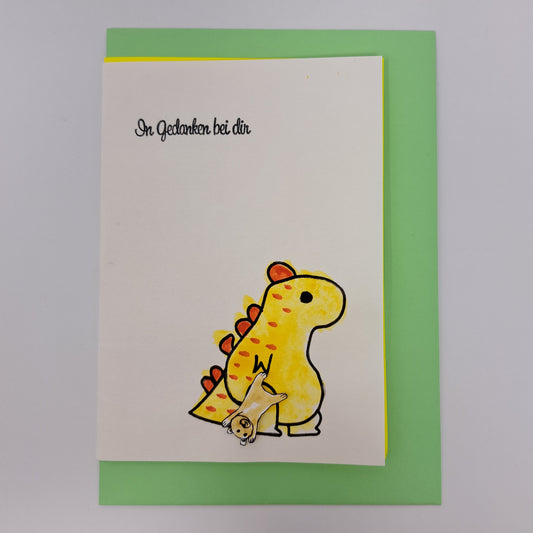 Karte "In Gedanken bei dir"
