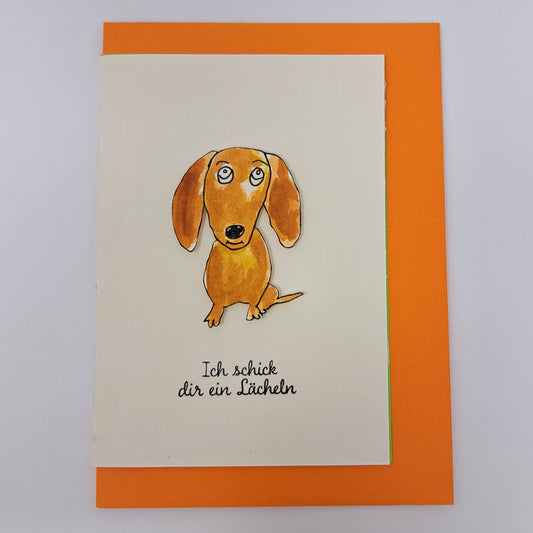 Karte "Ich schick dir ein Lächeln"