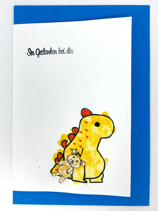 Karte "In Gedanken bei dir"